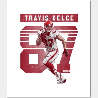 Travis Kelce Kansas City Retro Posters and Art